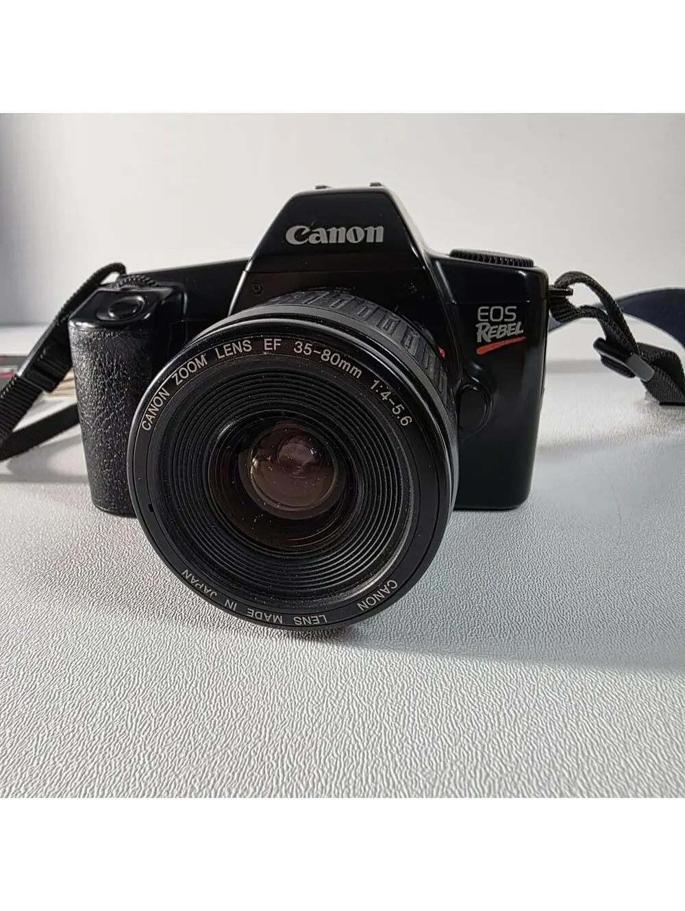 Canon EOS Rebel 35 mm Film Camera, W/ EF 35-80 mm 4-5.6 Lens Film Tested